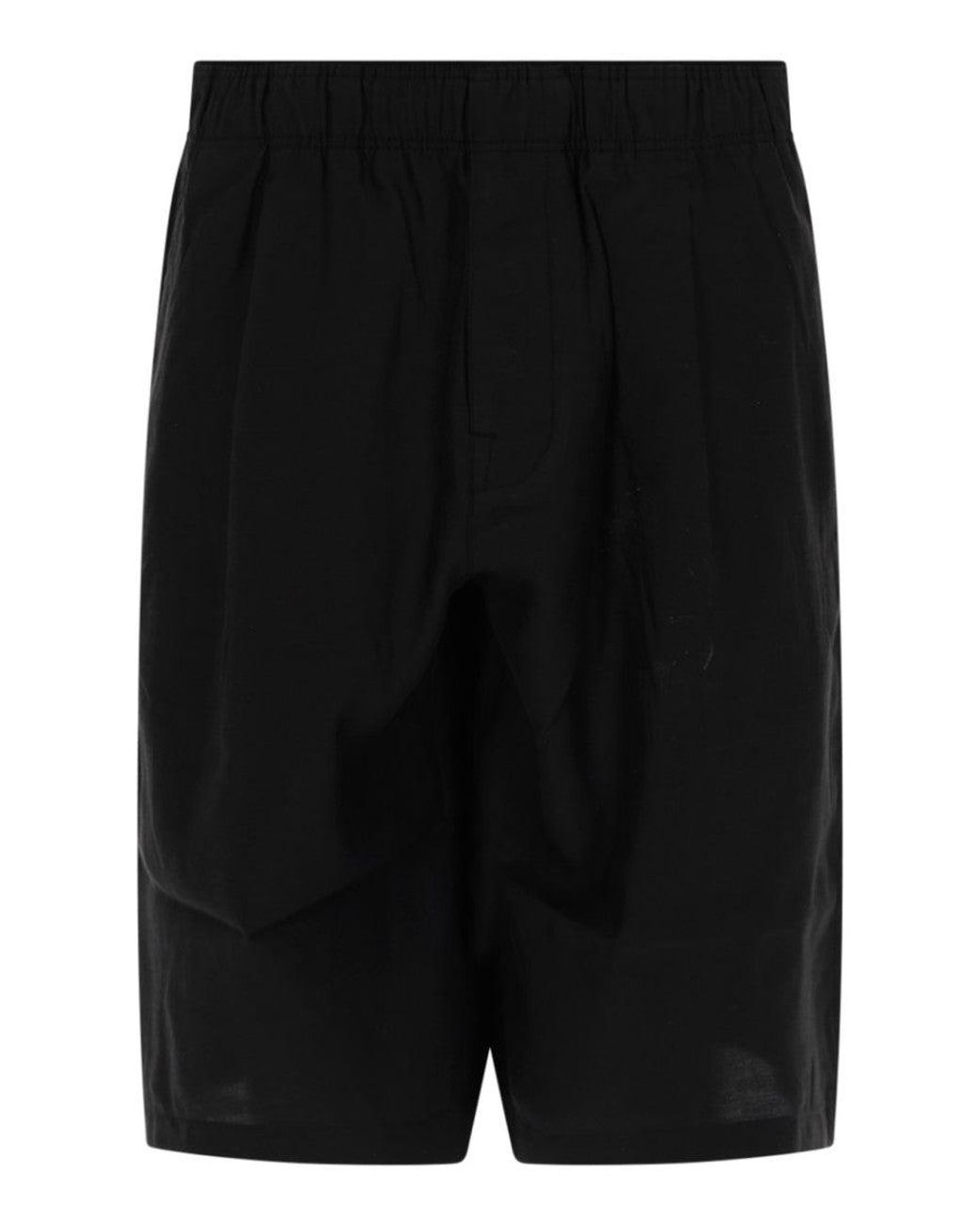 Our Legacy Black Solid Shorts for men