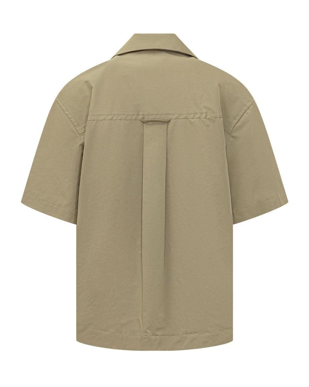 AMI Natural Regular Solid Shirt for men