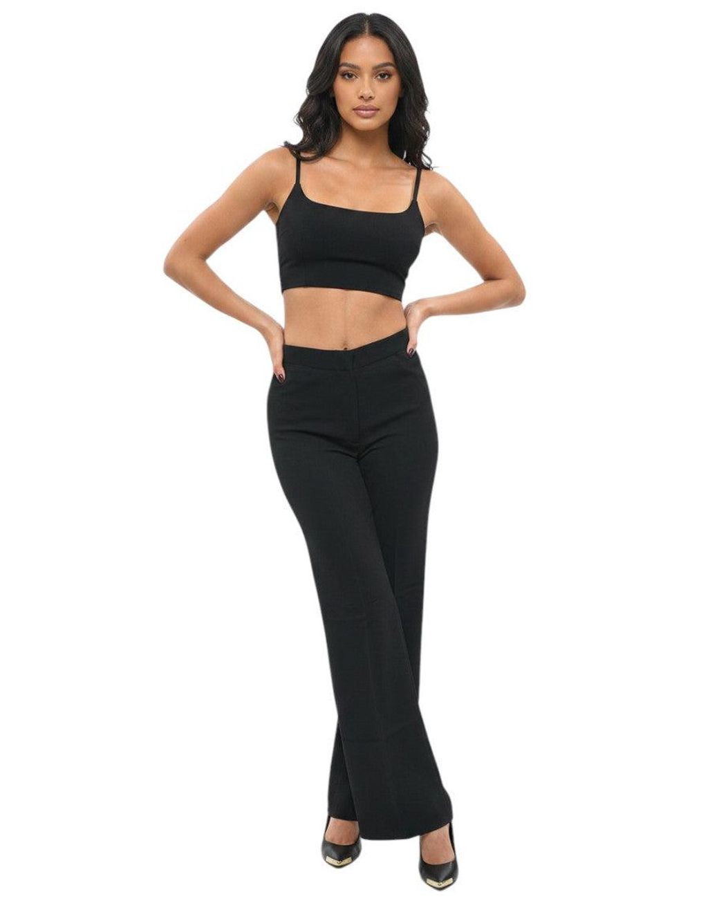 Stella McCartney Black Slim Bootcut Pants