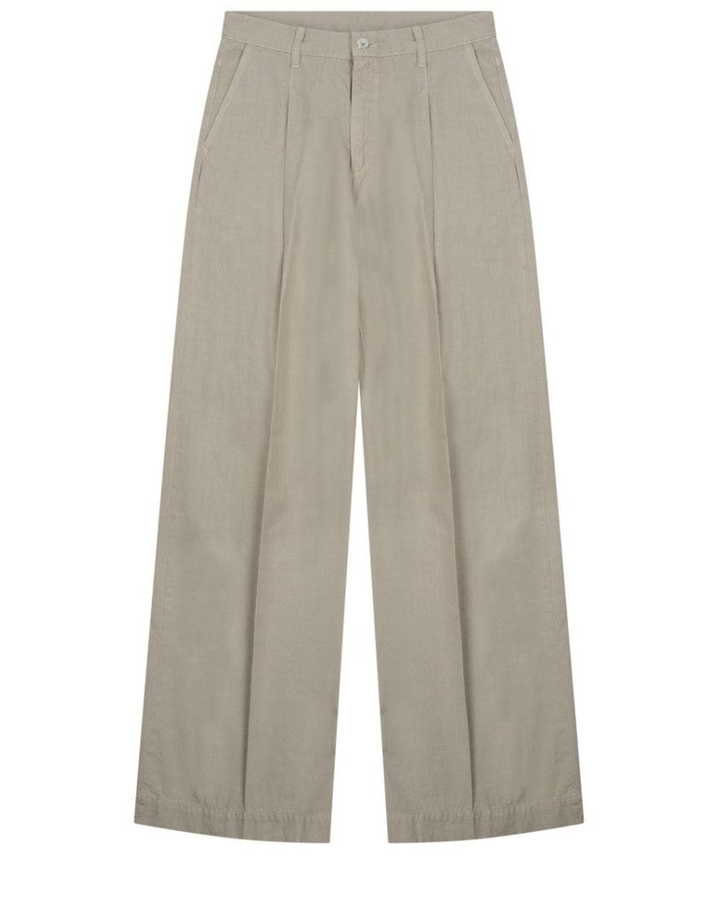 Nine:inthe:morning White Light Relaxed Pleated Pants
