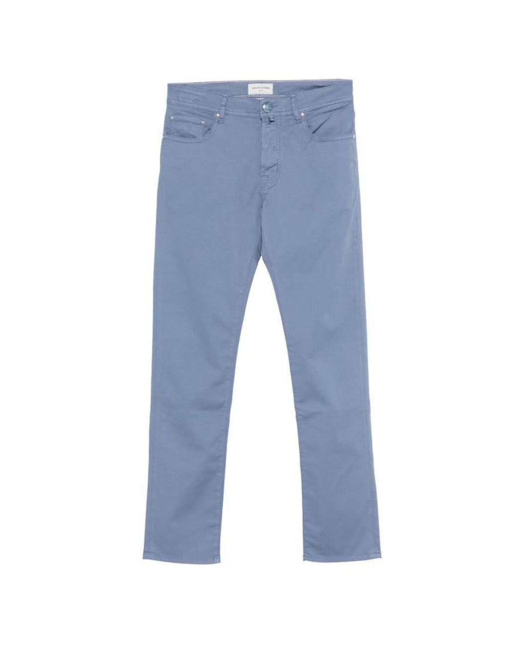 Jacob Cohen Blue Slim Mid Rise Jeans for men