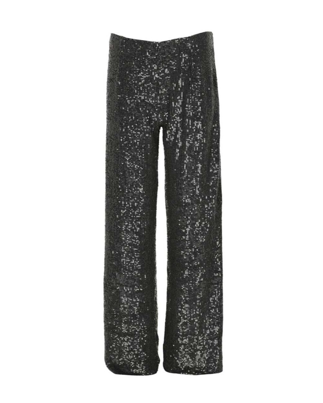 P.A.R.O.S.H. Gray Straight Flat Front Pants