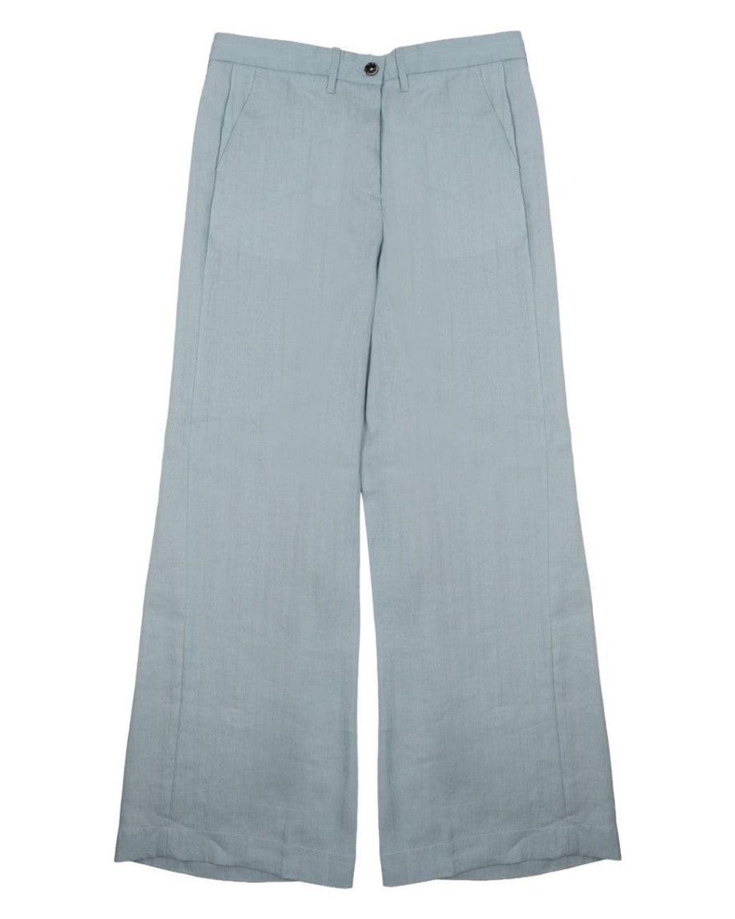 Nine:inthe:morning Blue Light Flat Front Pants