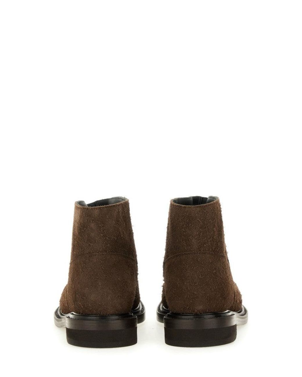 Moschino Brown Solid Olivia Boots
