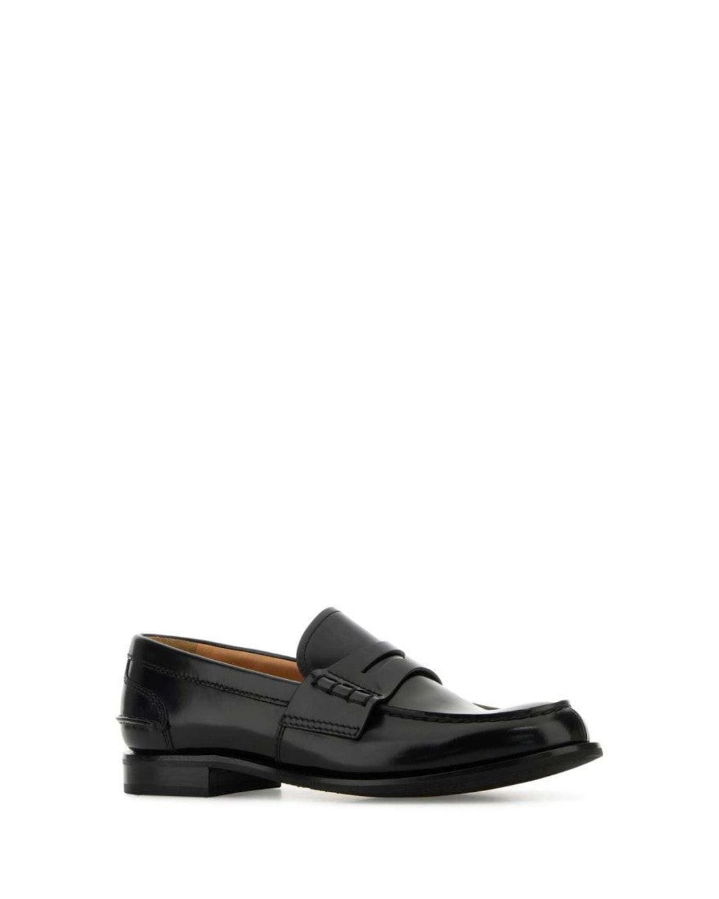 Church's Black Leather Loafers