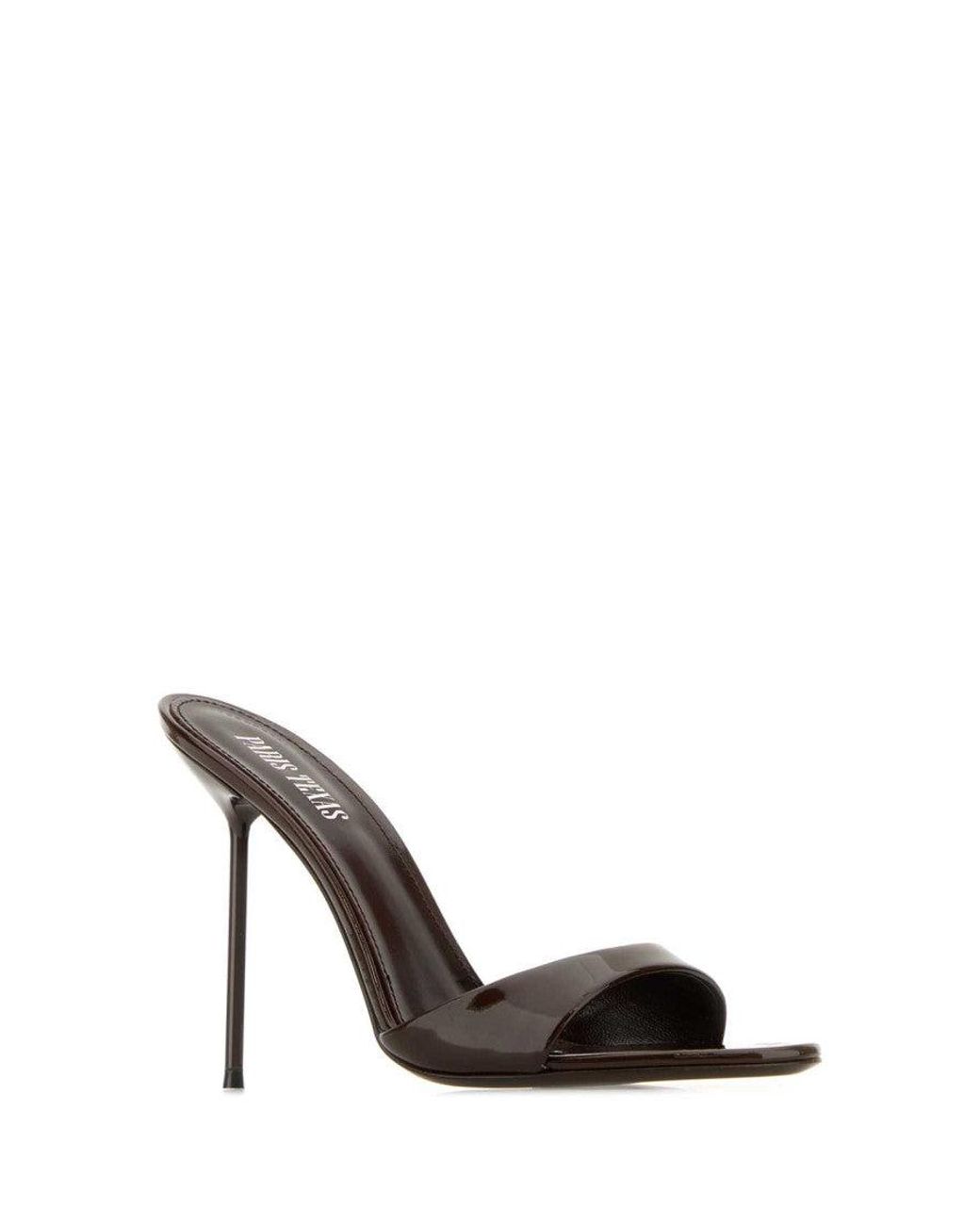 Paris Texas Brown Leather Heels