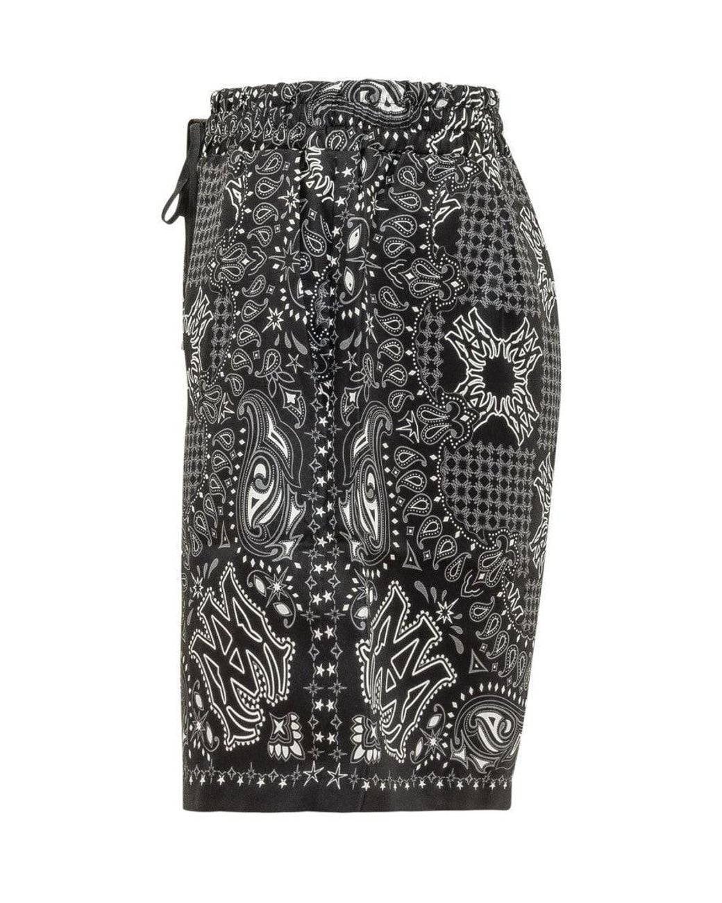 Amiri Gray Relaxed Shorts for men