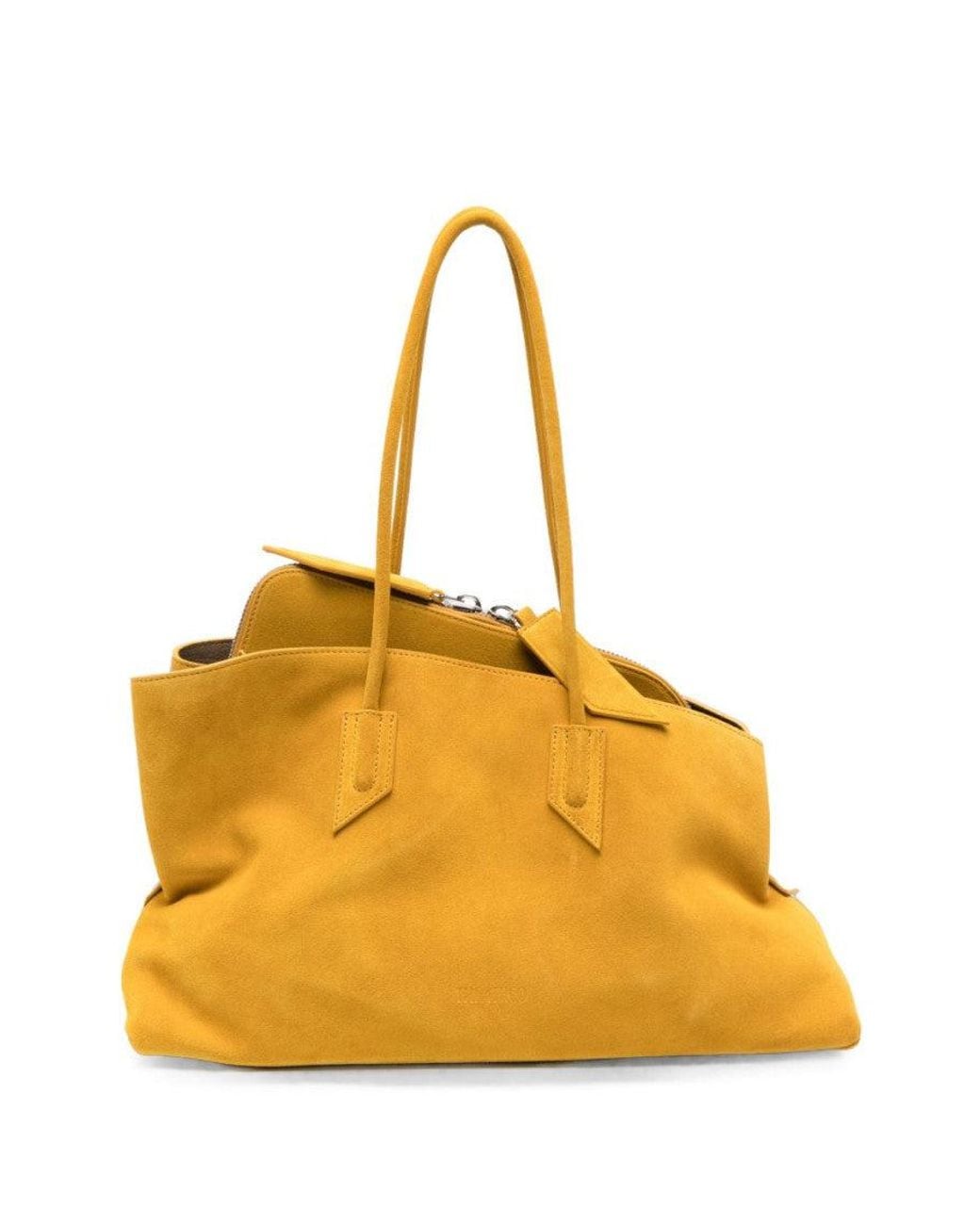 The Attico Yellow La Passeggiata Medium Tote