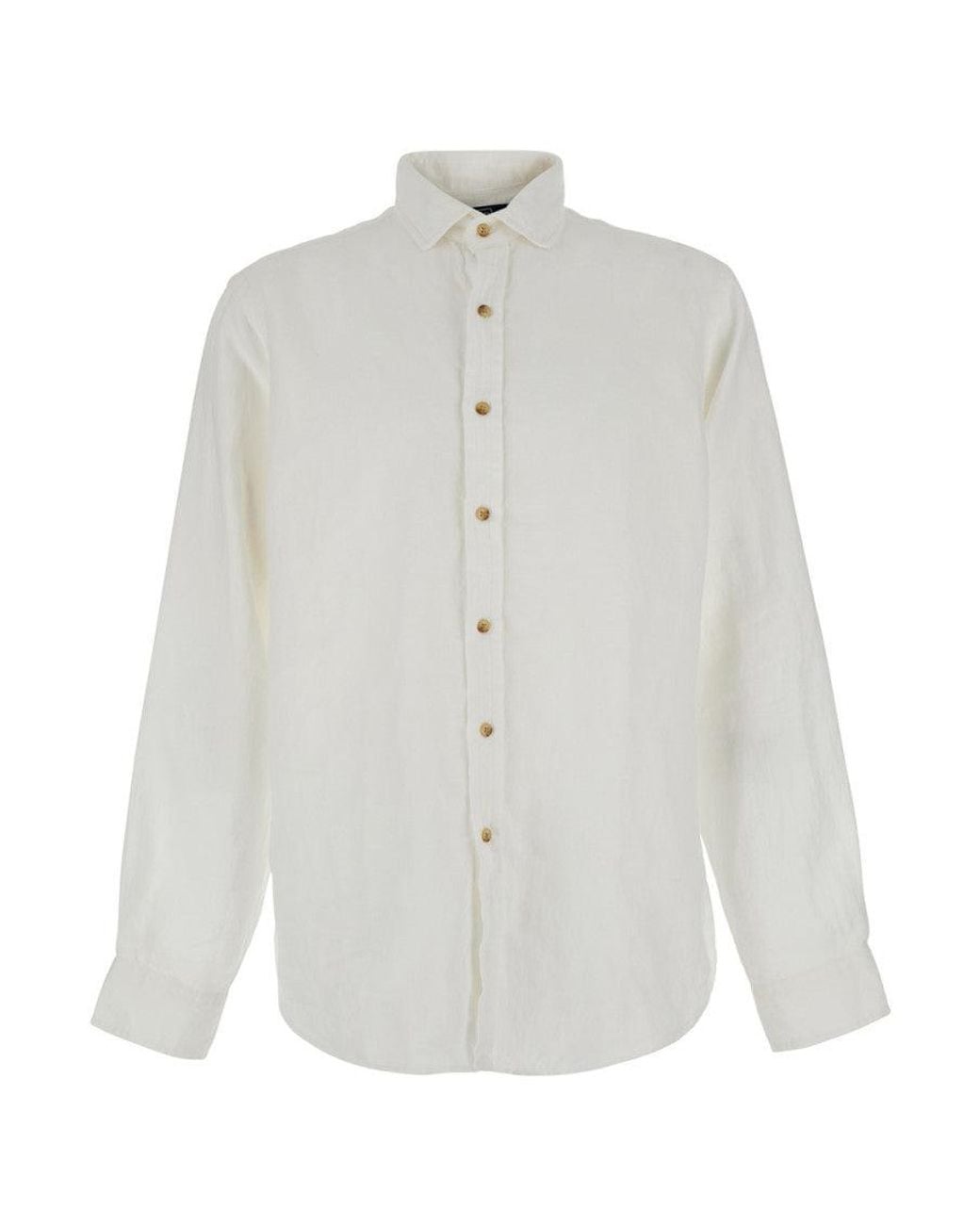 Polo Ralph Lauren White Regular Solid Shirt for men