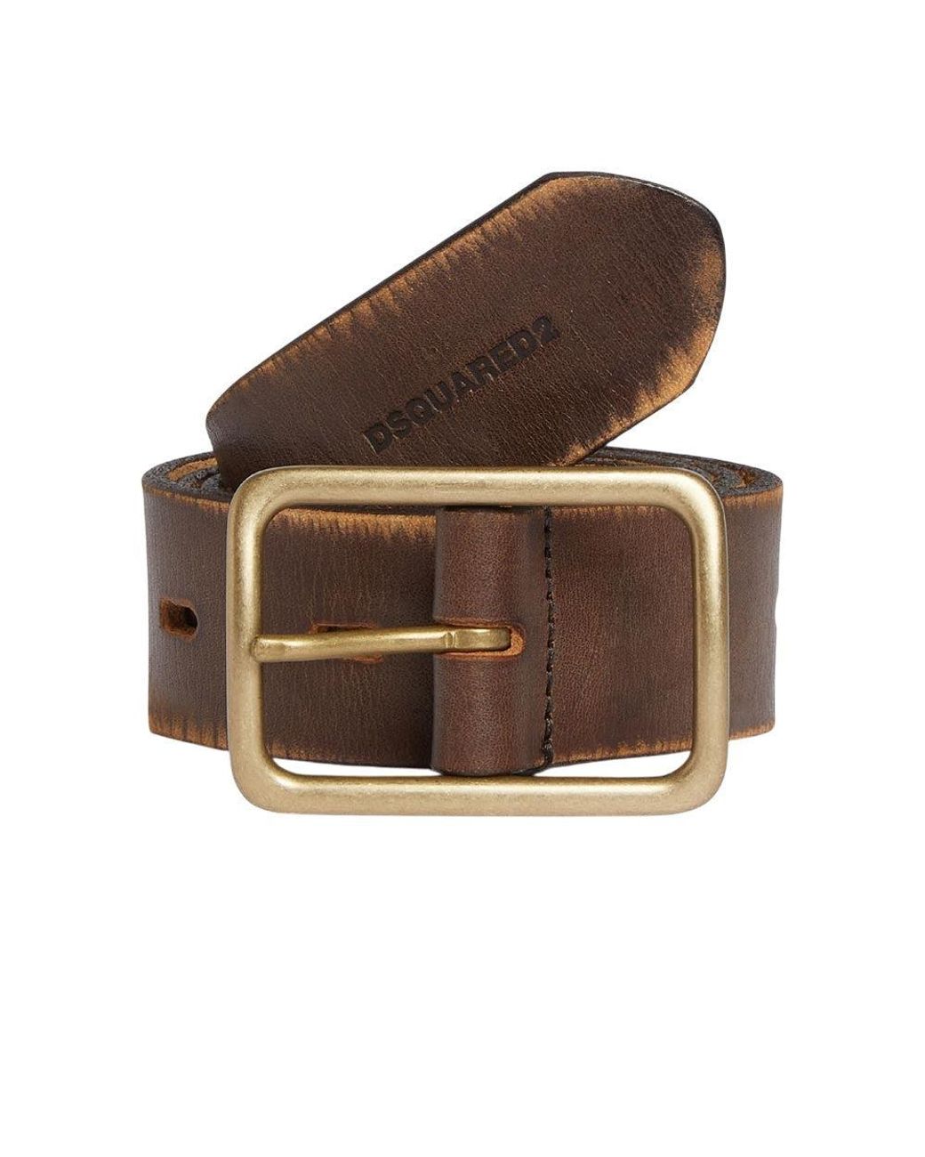DSquared² Brown Solid Belt