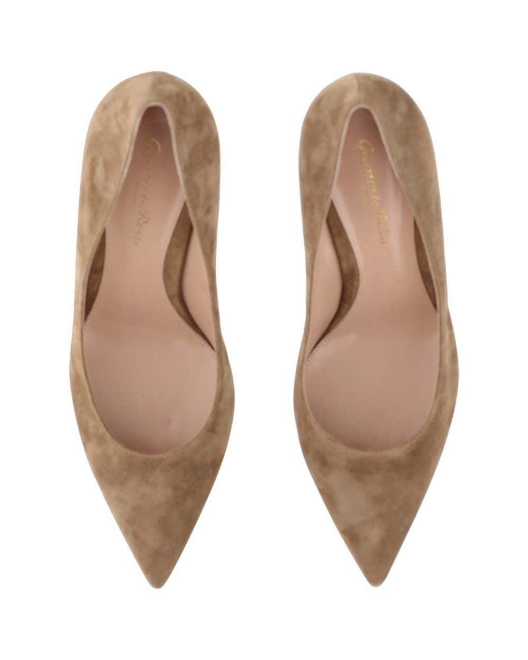 Gianvito Rossi Brown Slip-On Pumps