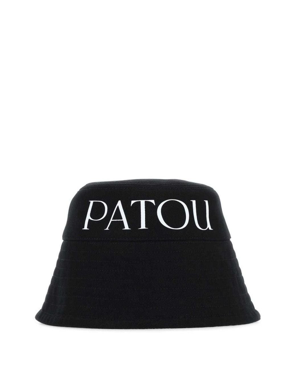 Patou Black Bucket Hat