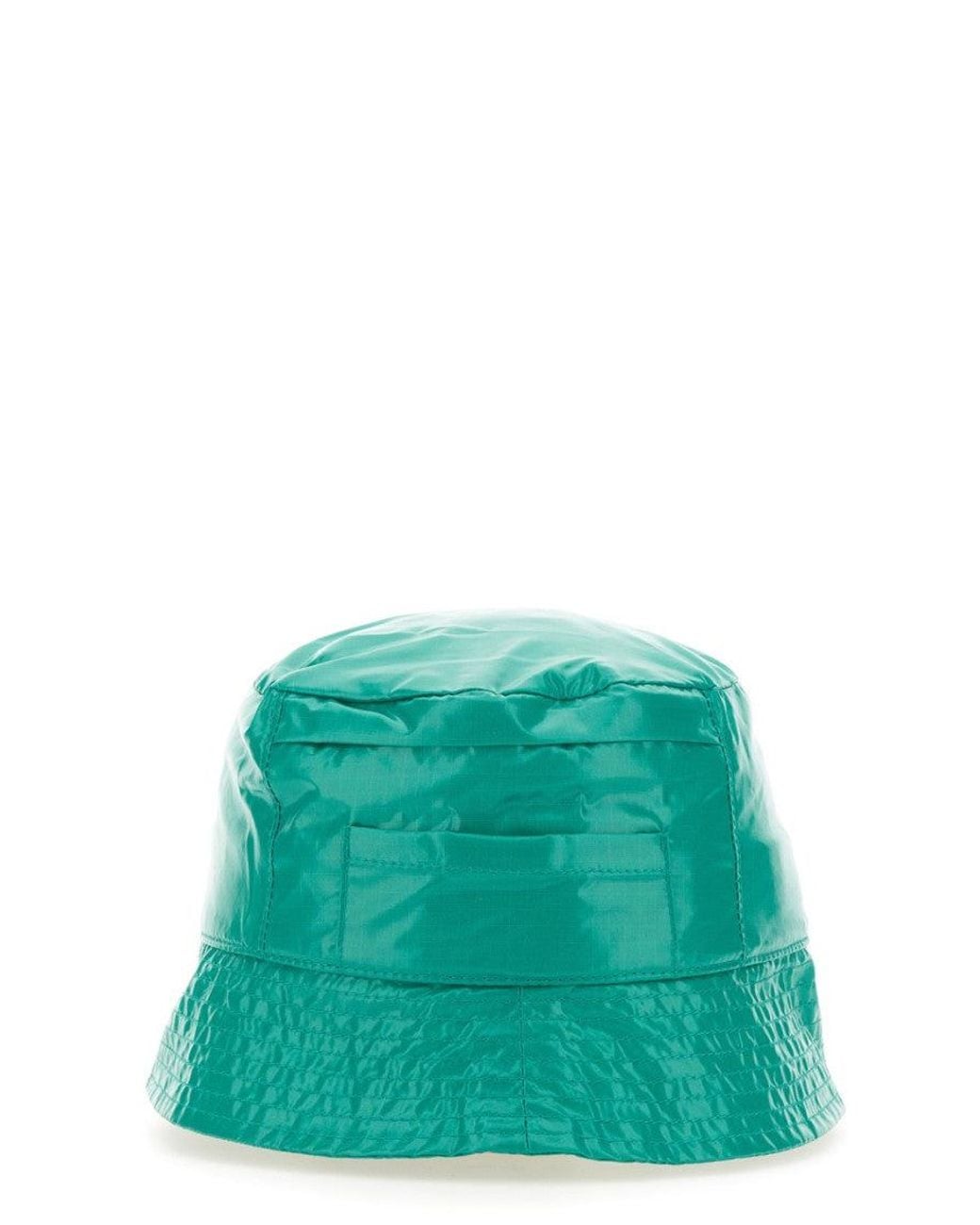 K-Way Green Solid Bucket Hat for men