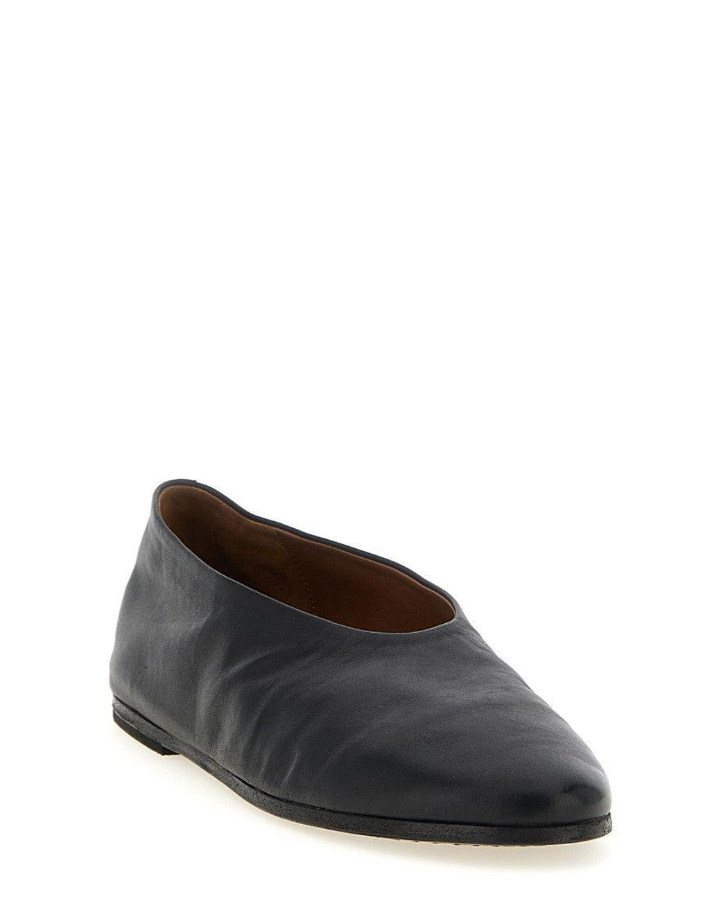 Marsèll Black Solid Loafers