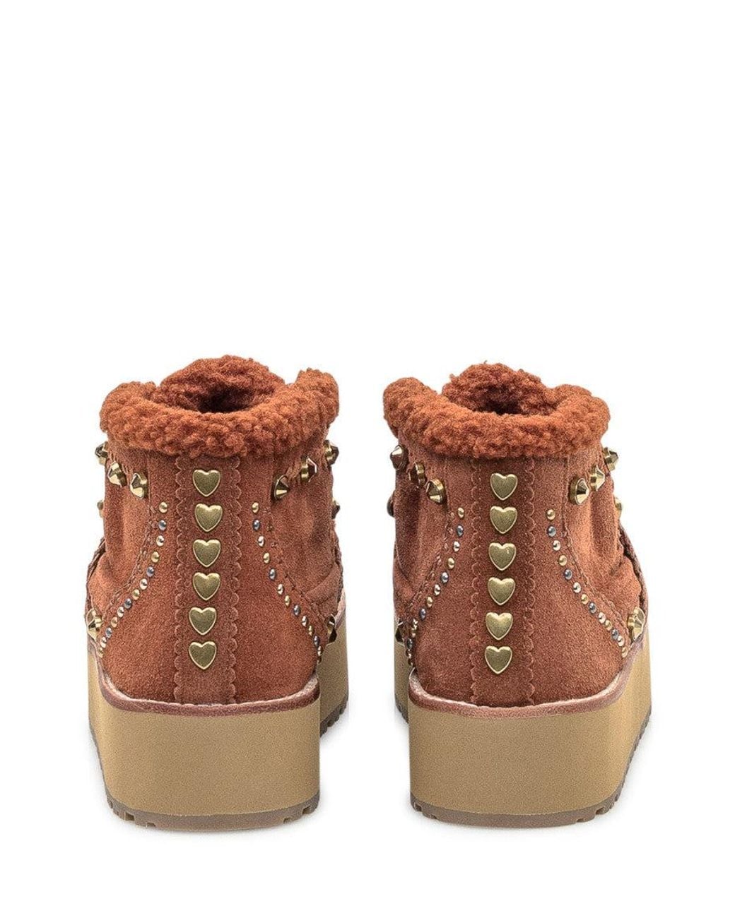 Kurt Geiger Brown Studded Boots