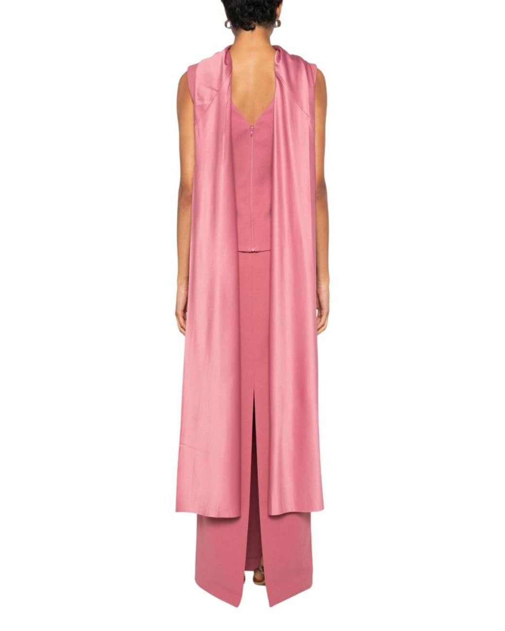 Solace London Pink Annie Maxi Dress
