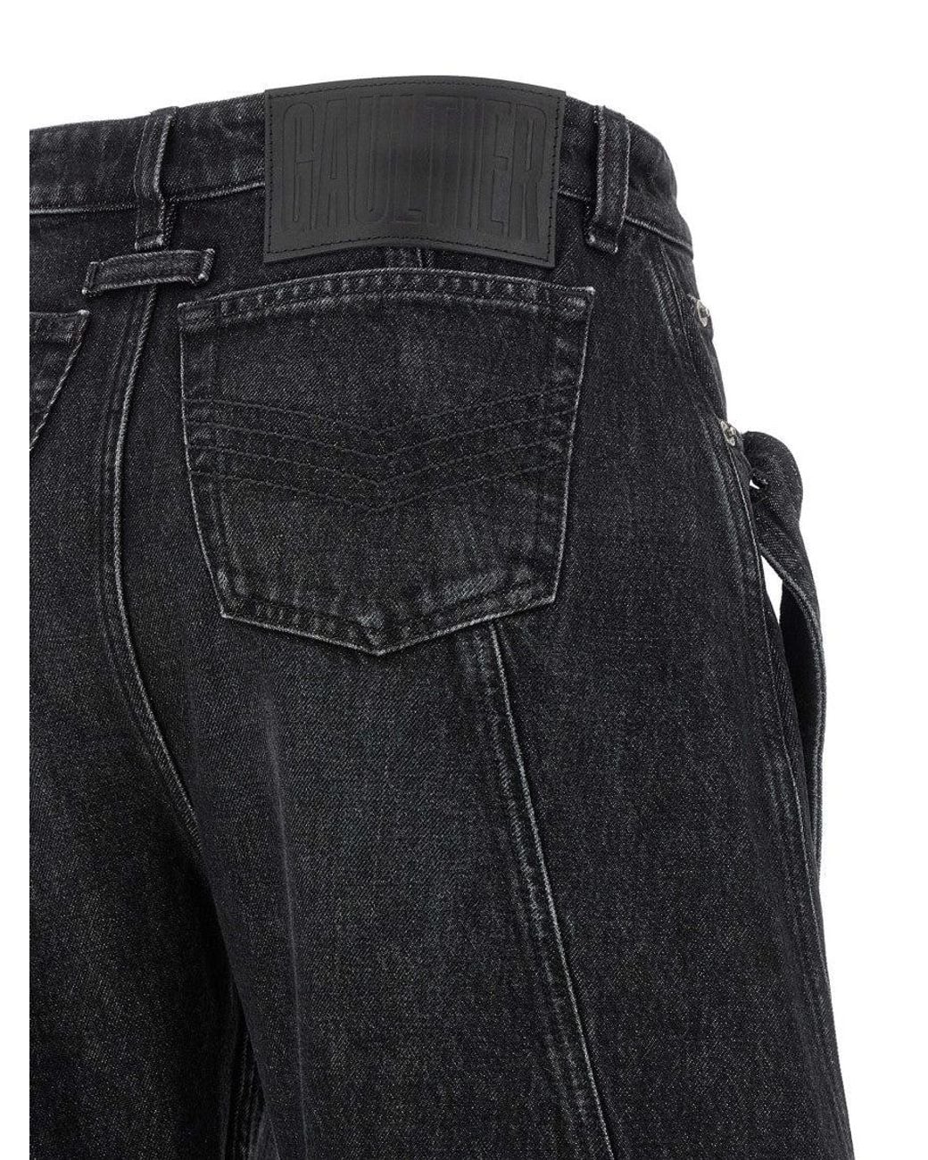 Jean Paul Gaultier Blue Low Waist Jeans