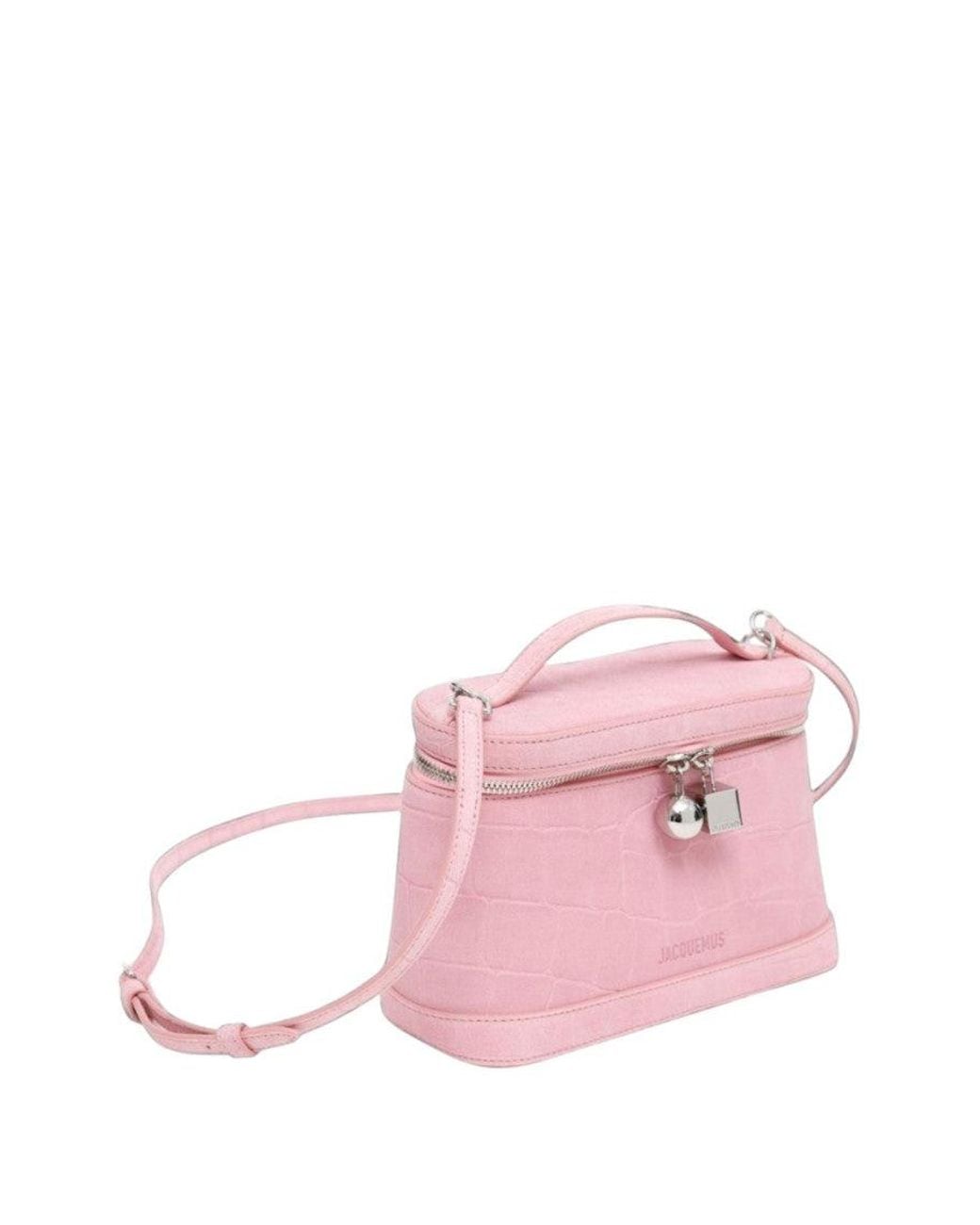 Jacquemus Pink Le Petit Vanity Small Crossbody Bag
