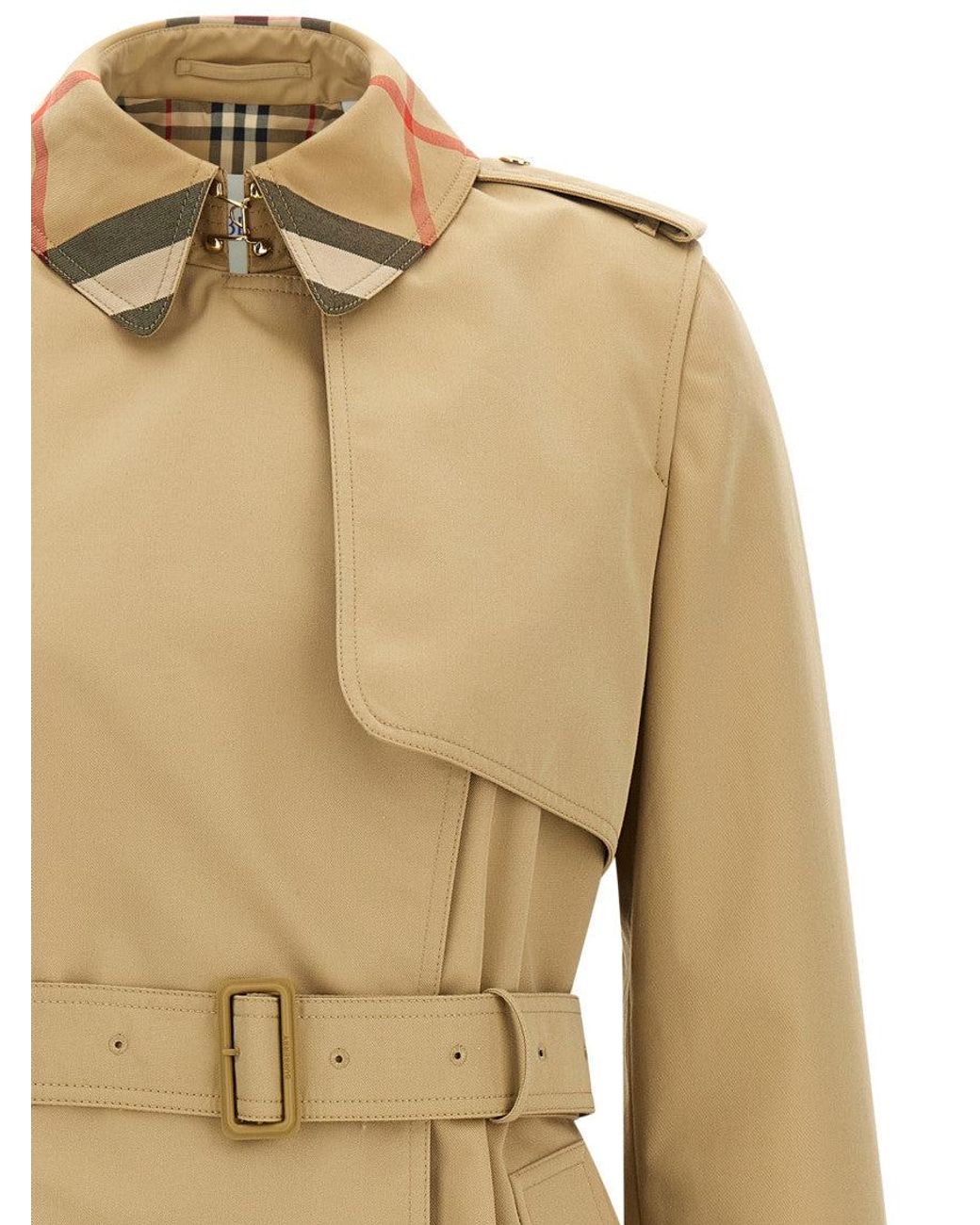 Burberry Natural 'Sandridge' Trench Coat
