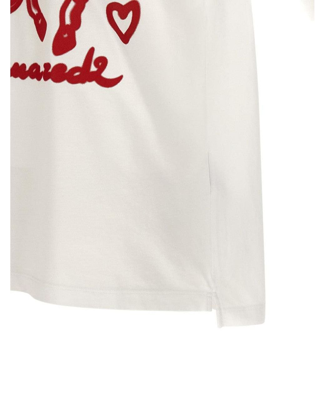 DSquared² White Crew Neck T-Shirt for men