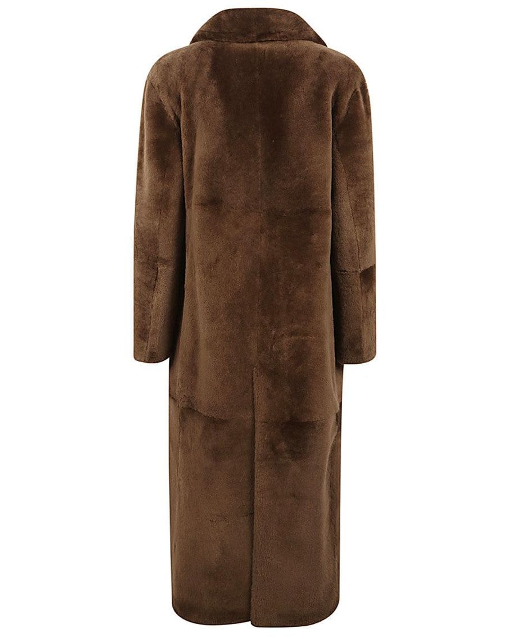 FURLING BY GIANI Brown Long Coat