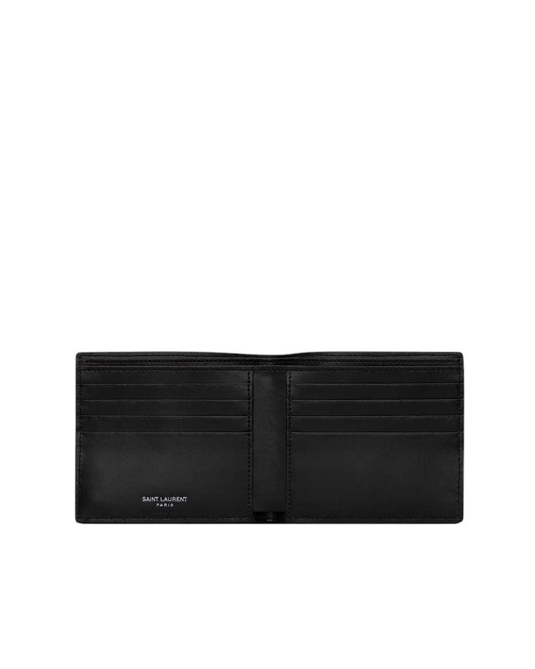 Saint Laurent Black Logo Wallet for men