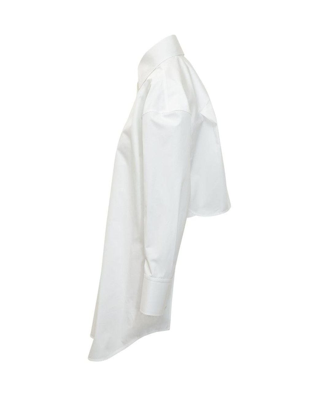Givenchy White Regular Solid Shirt