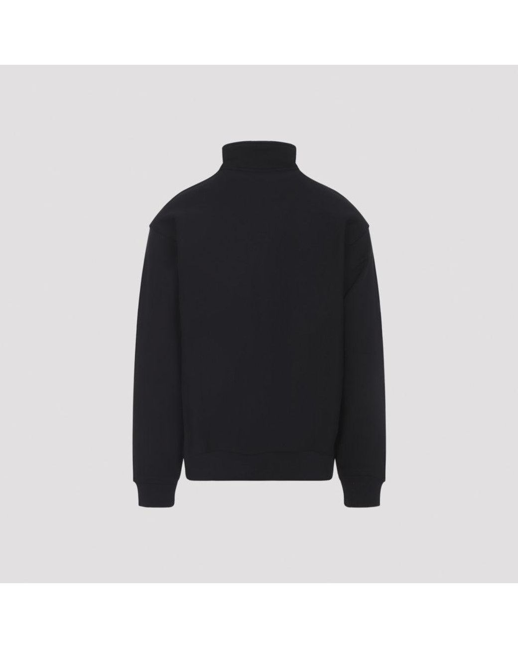 Carhartt Black Half Zip Logo Sweatshirt for men