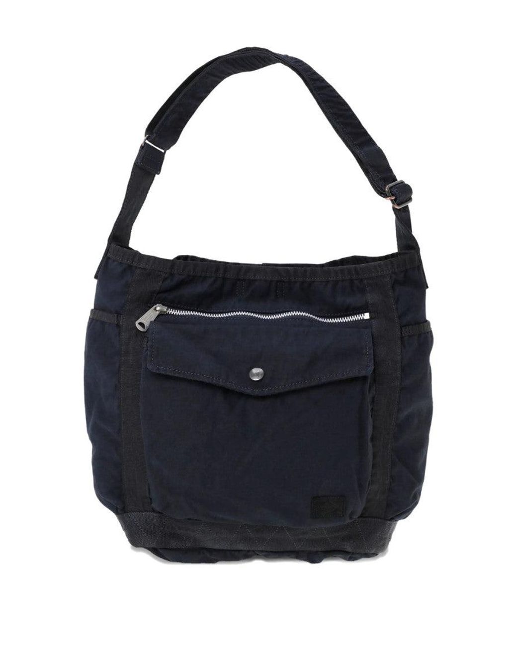 PORTER-YOSHIDA & CO Blue Crag Large Shoulder Bag for men