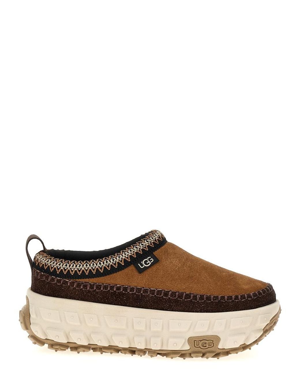 Ugg Brown Solid Round Toe Boots