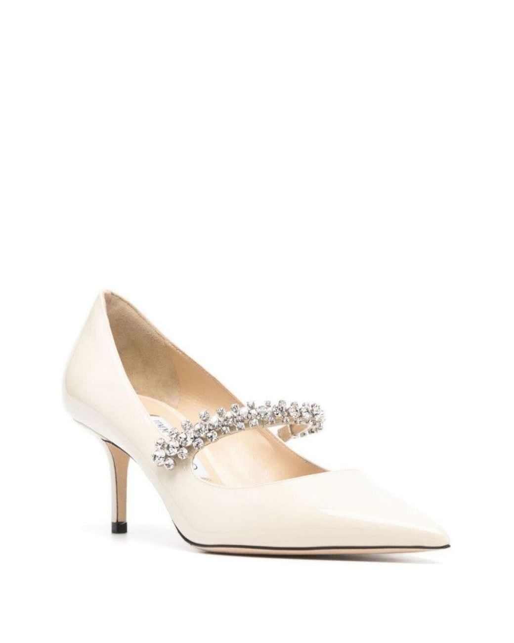 Jimmy Choo Natural Bing Leather Pumps