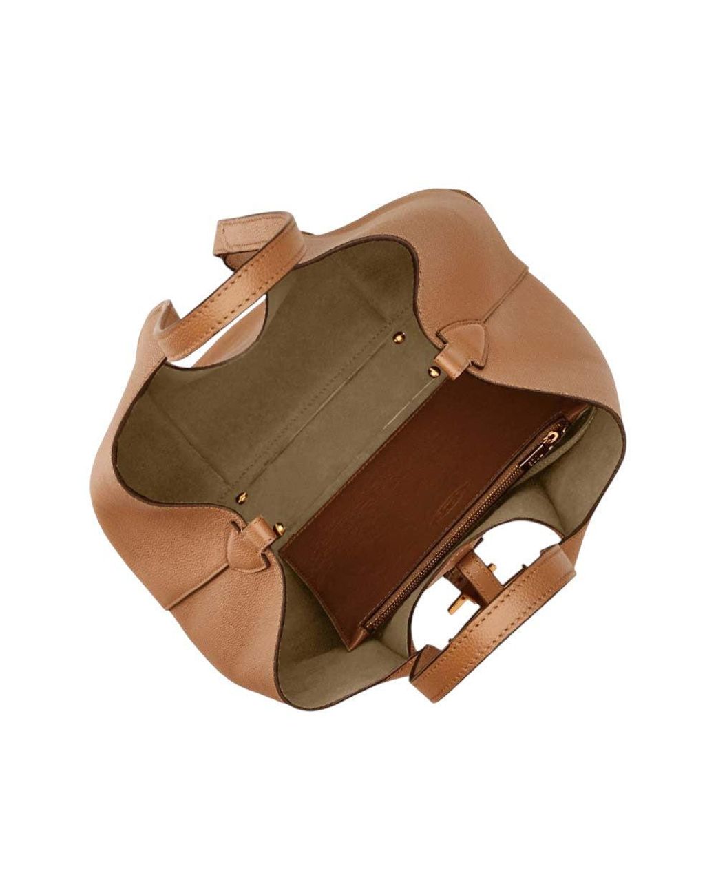 Tod's Brown T Timeless Small Tote