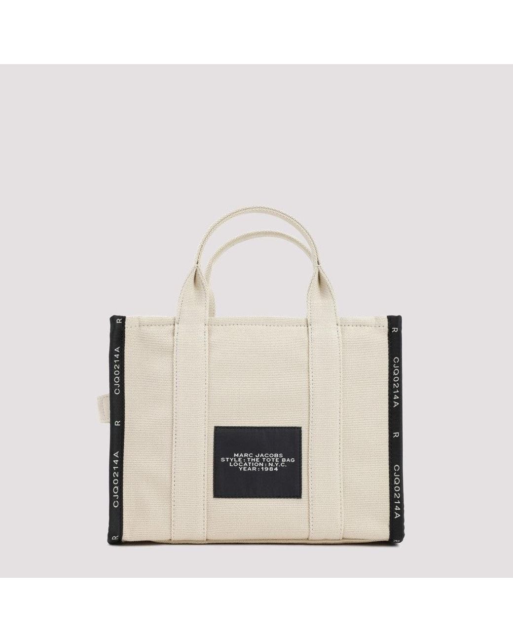 Marc Jacobs Natural The Jacquard Top Zip Medium Tote