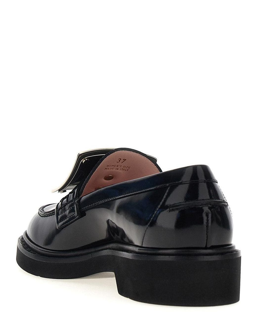 Roger Vivier Black Slip On Loafers