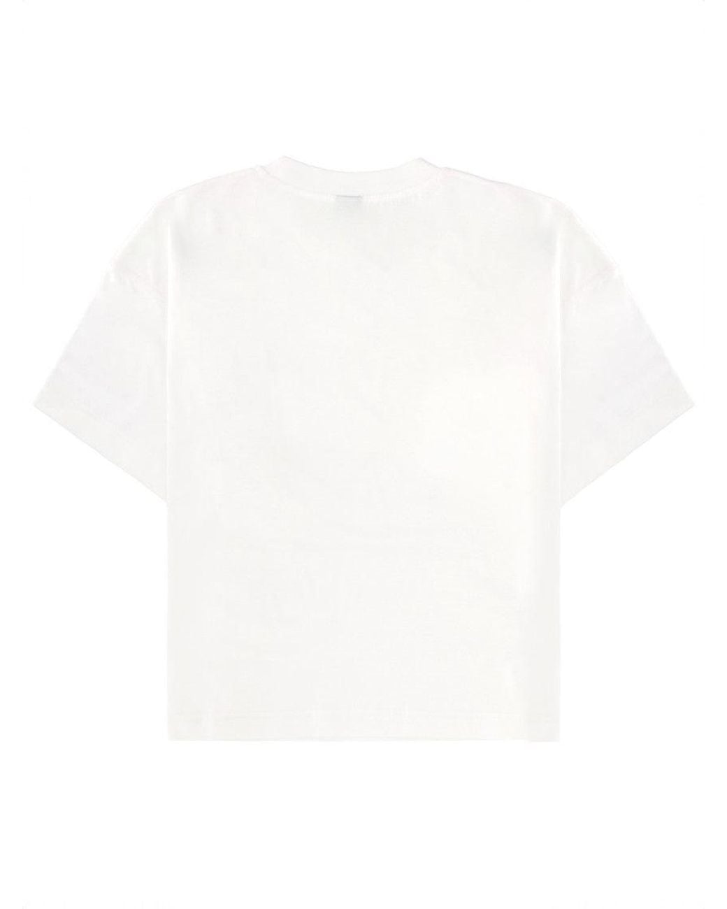 Paul Smith White Graphic Crew Neck T-Shirt
