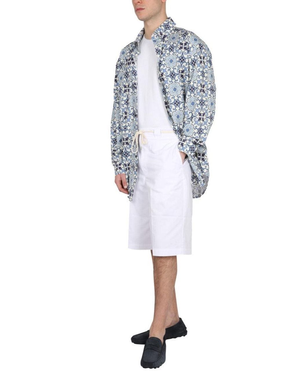 Drole de Monsieur Blue Light Regular Shirt for men