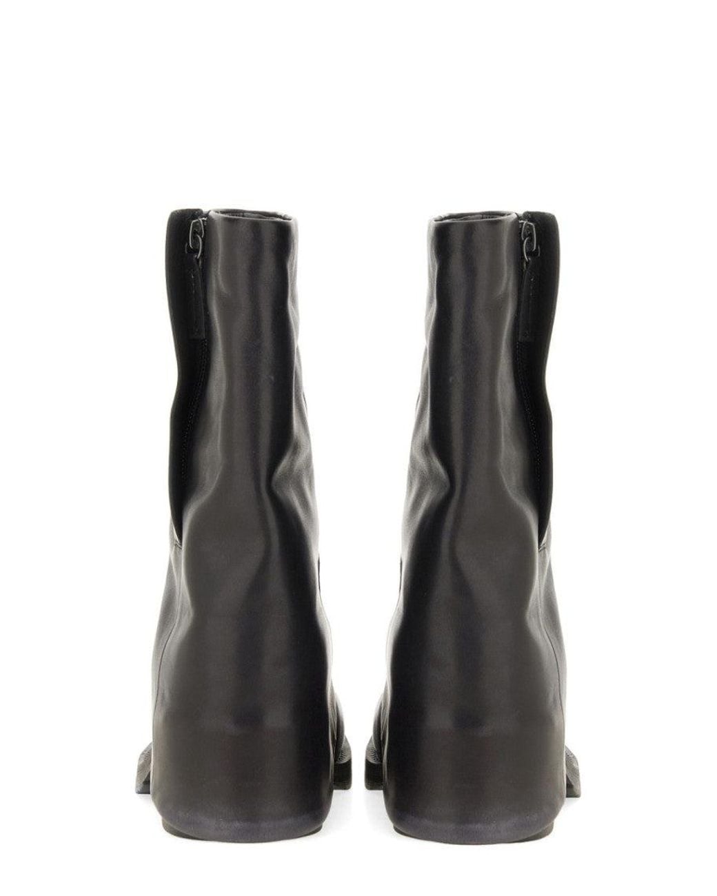Ash Black Leather Boots