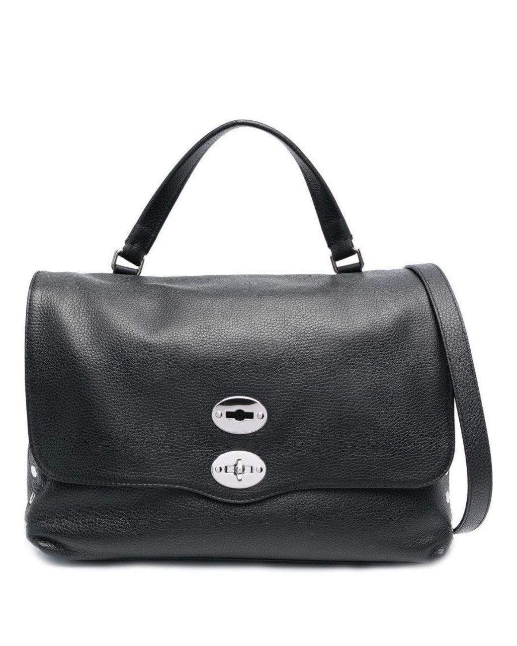 Zanellato Black Postina Satchel Bag