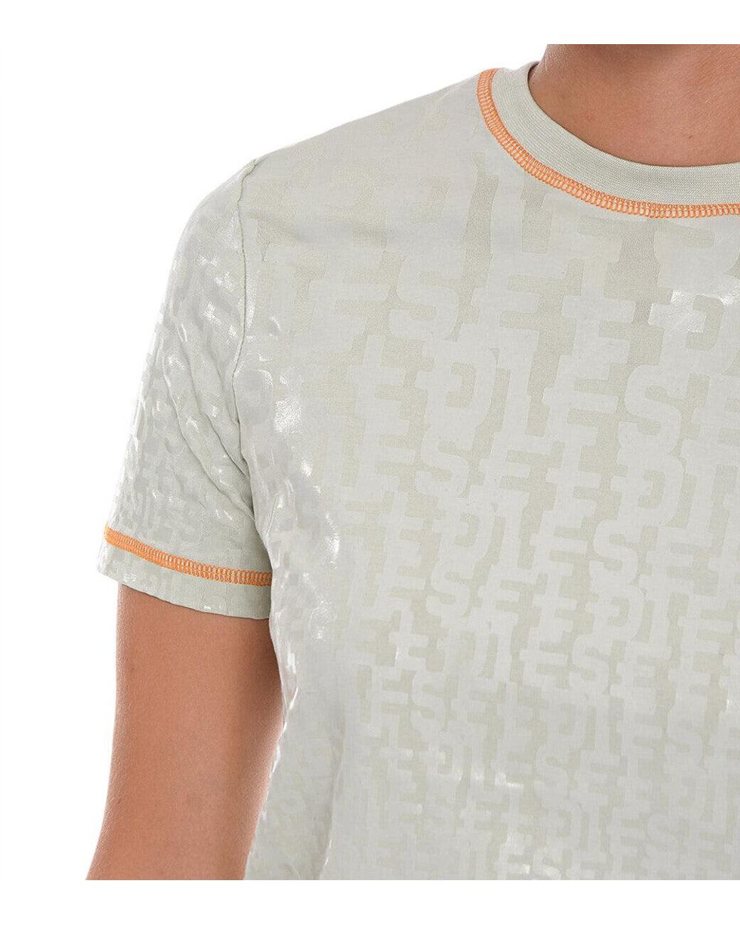 DIESEL Blue Logo Crew Neck T-Shirt
