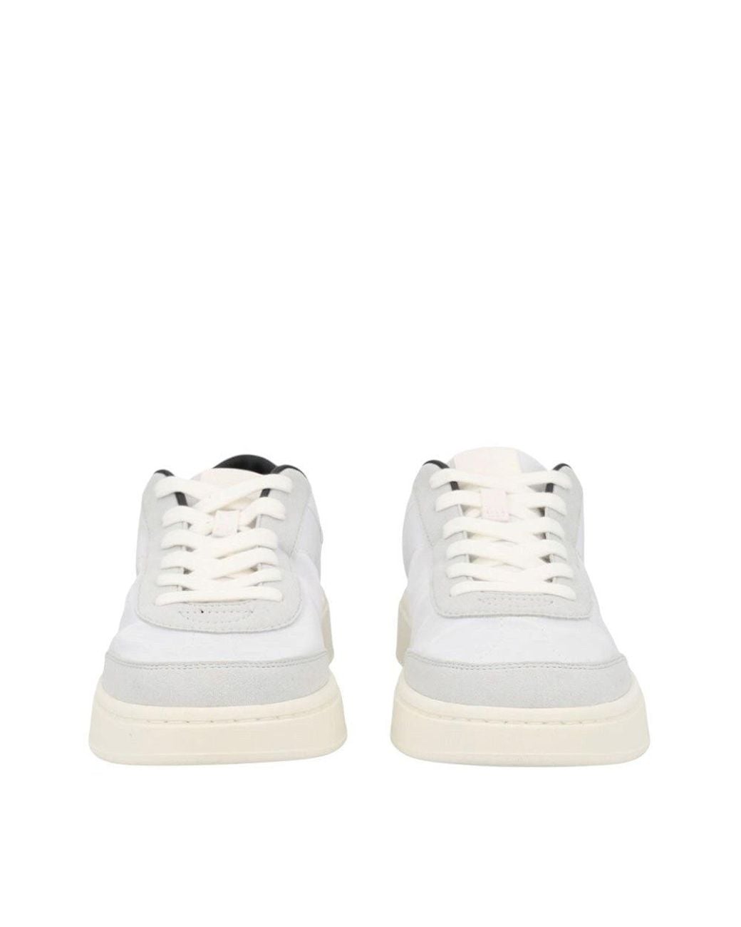 HUGO White Logo Sneakers for men