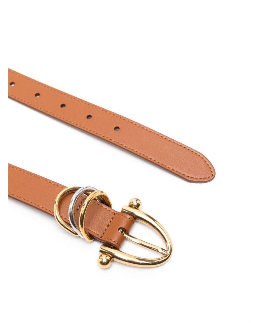 Chloé Brown Solid Buckle Belt