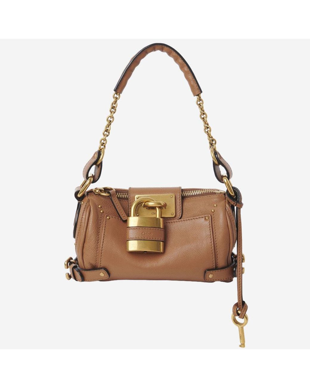 Chloé Brown Mustang Paddington Small Shoulder Bag