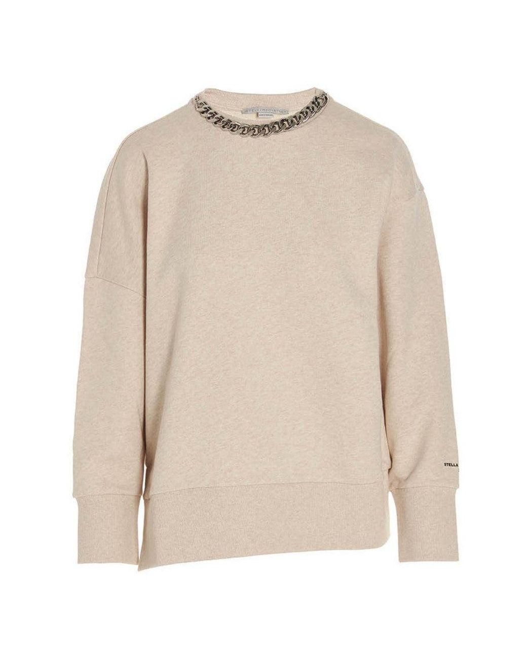 Stella McCartney Natural Crew Neck Sweatshirt