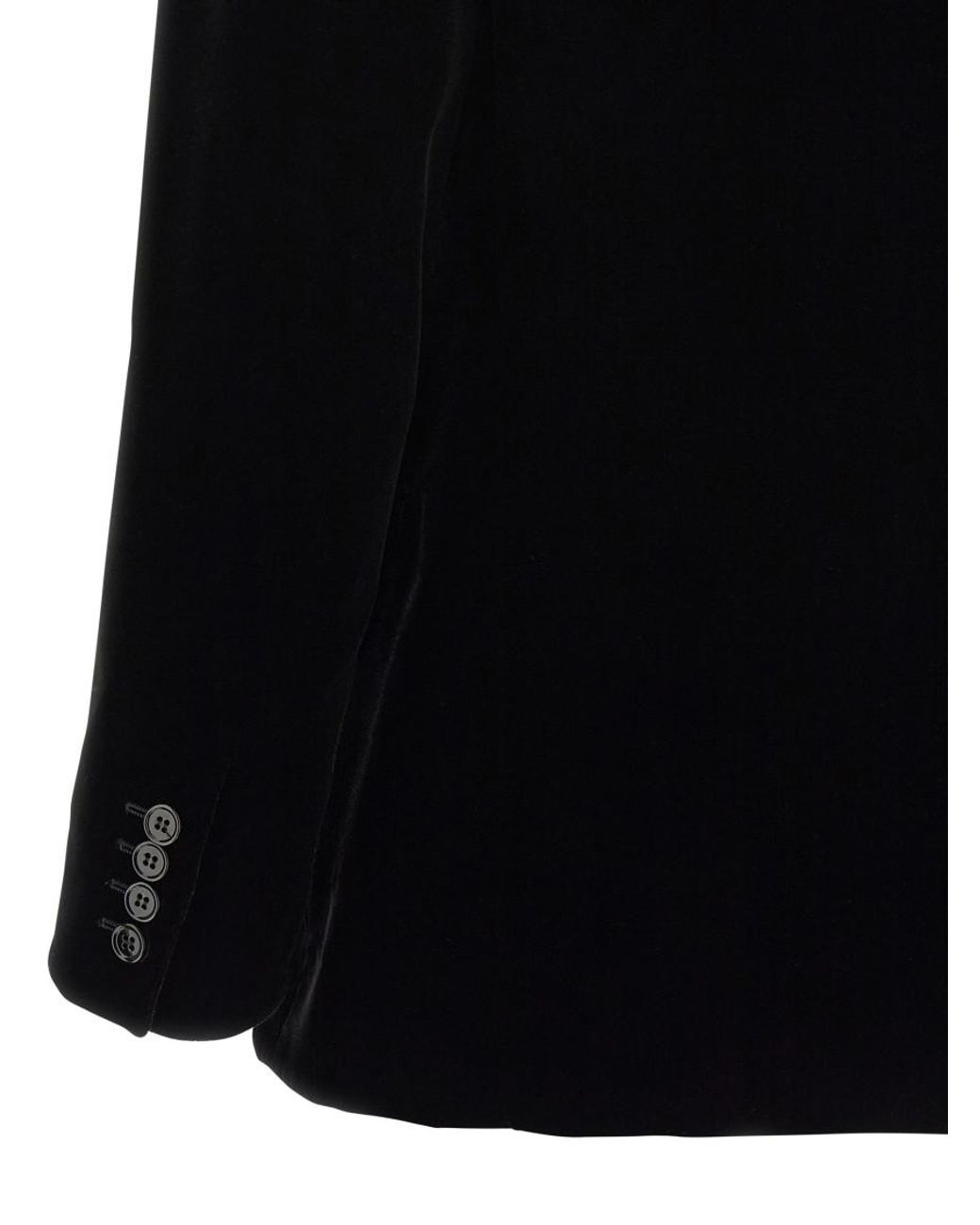 Saint Laurent Black 'Cassandre' Blazer