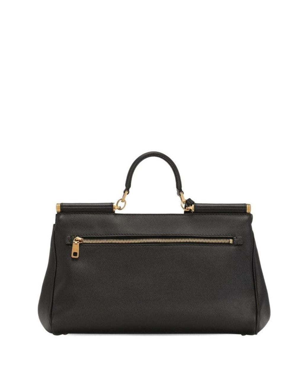 Dolce & Gabbana Black Sicily Satchel
