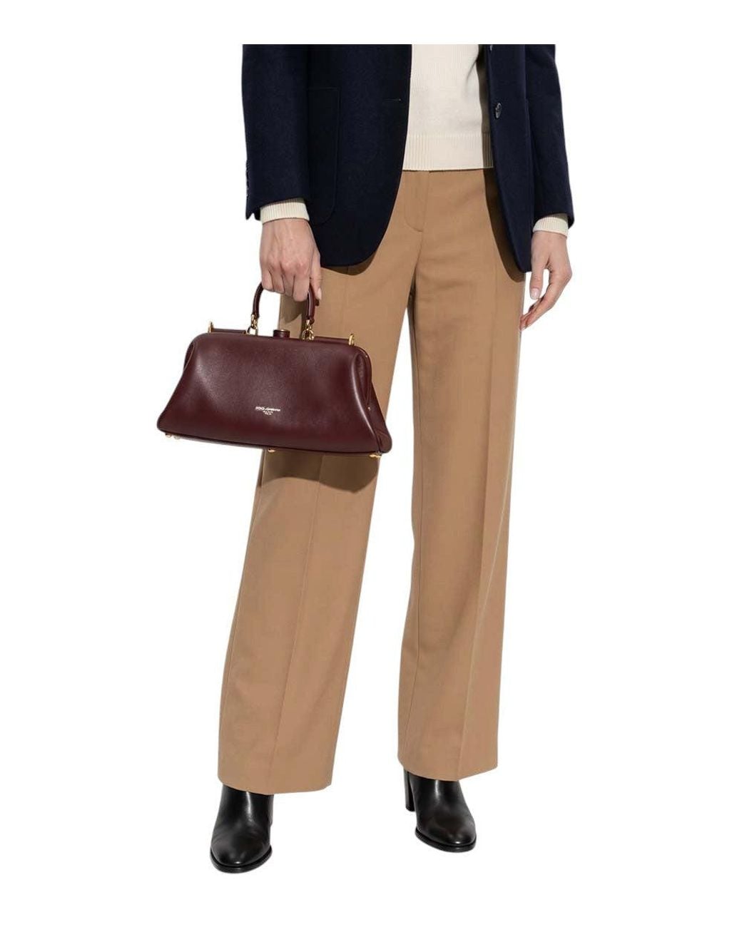 Dolce & Gabbana Purple Grandma Medium Satchel