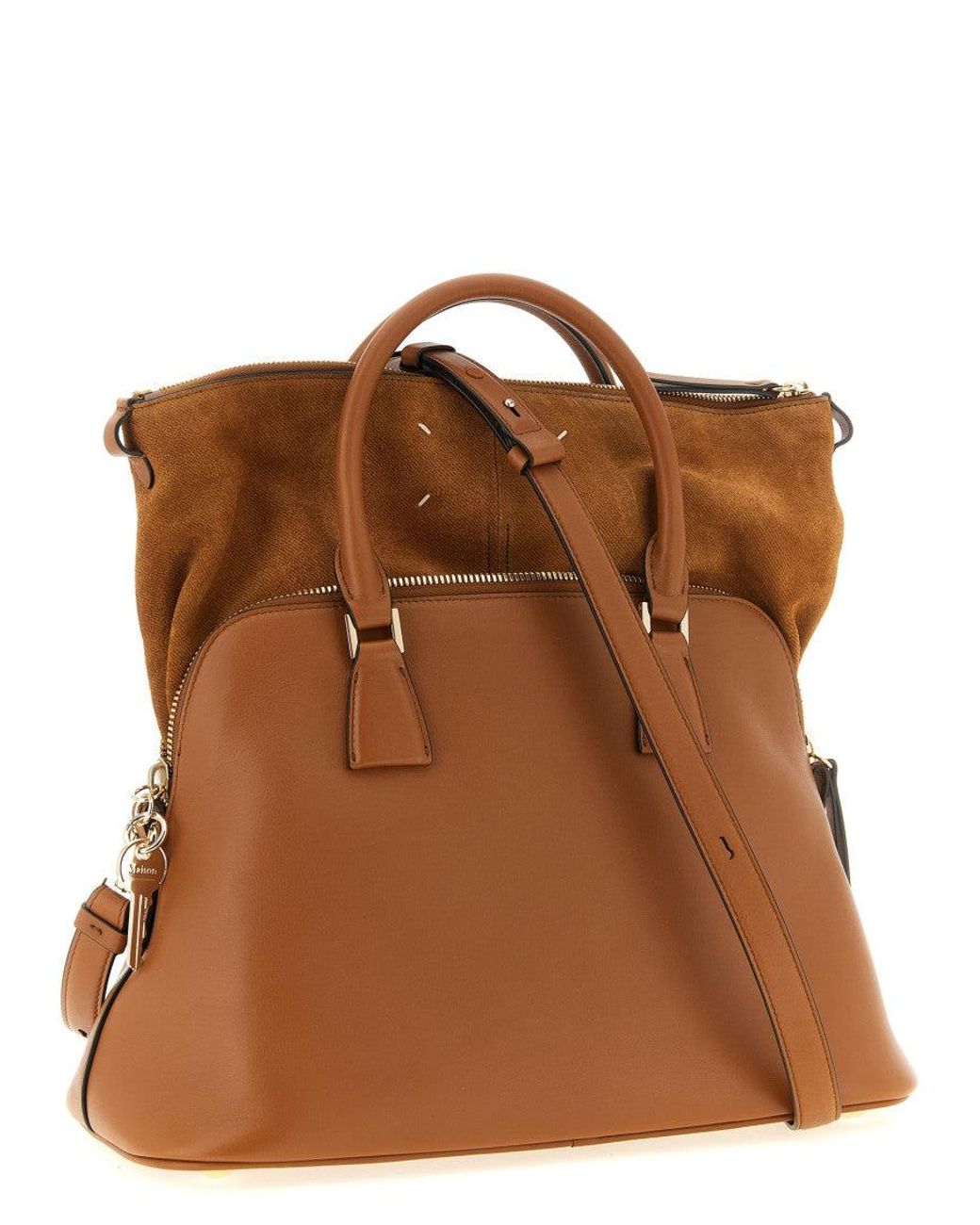 Maison Margiela Brown 5Ac Soft Medium Satchel
