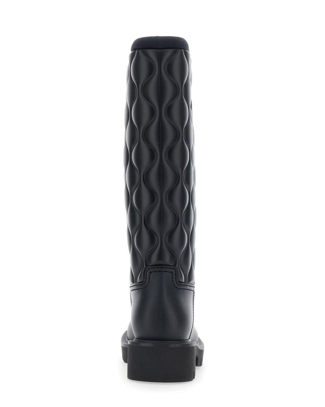 Moncler Black Logo Boots
