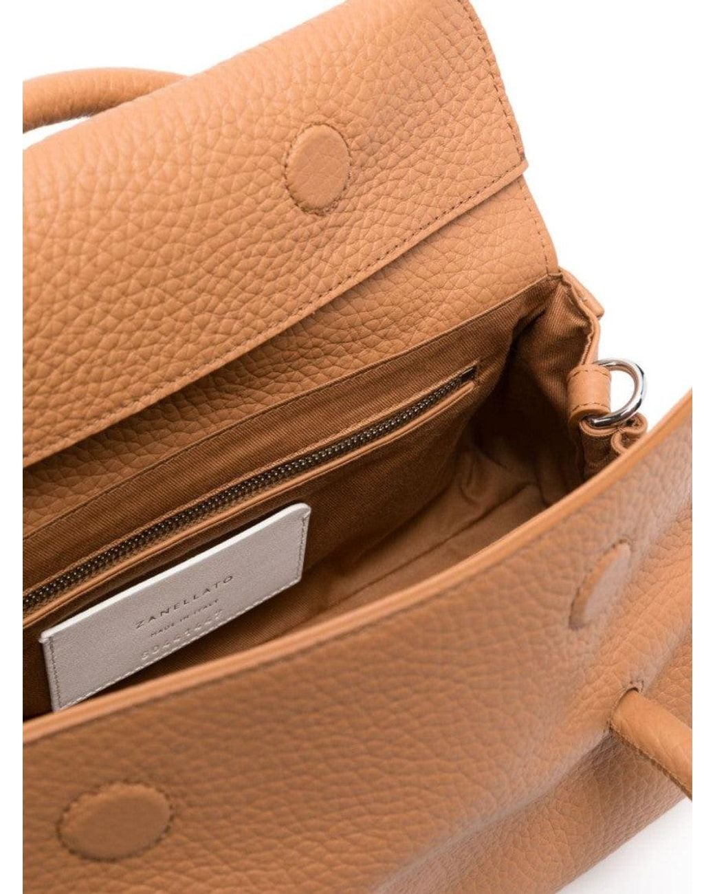 Zanellato Natural Alma Centauro Satchel Bag