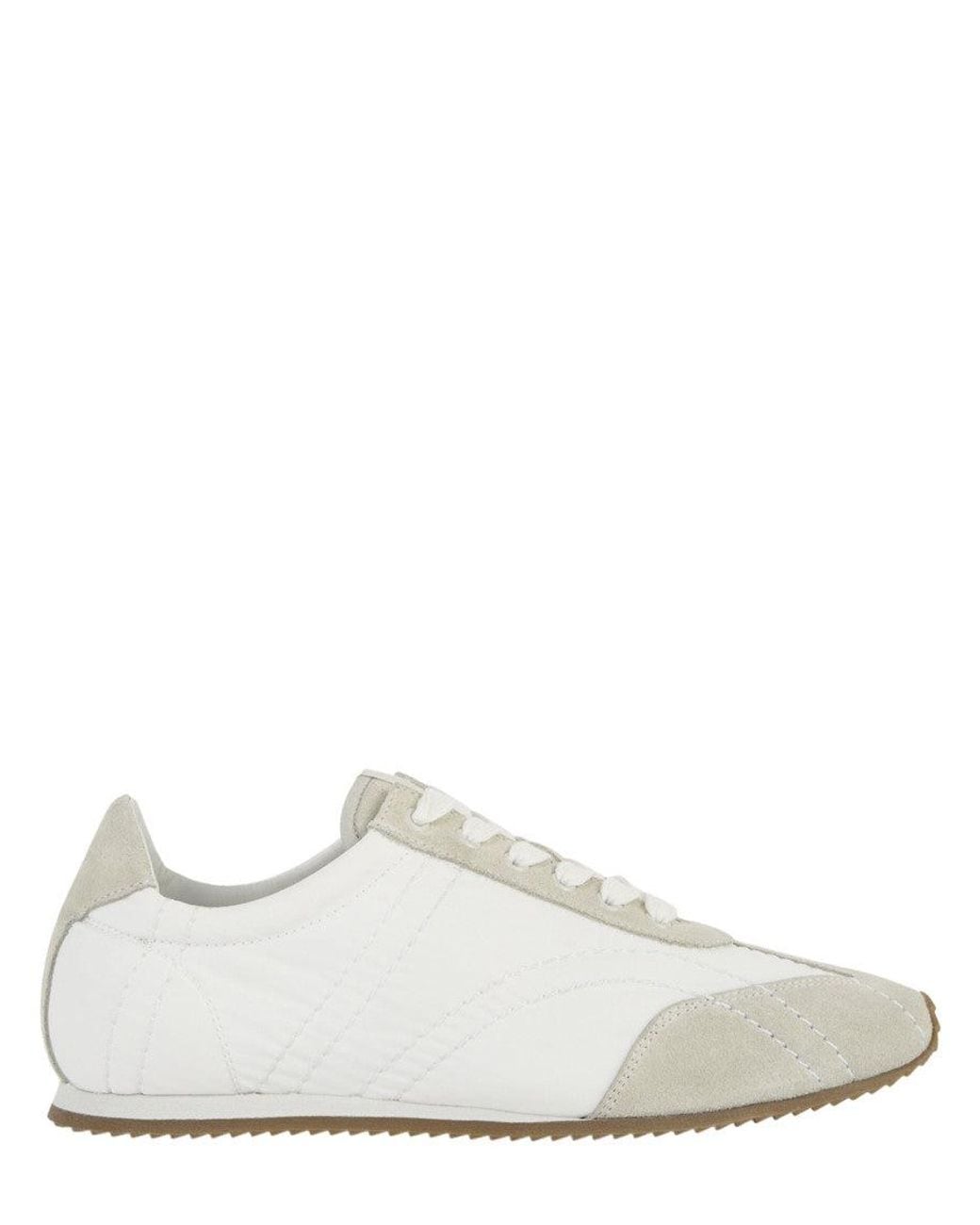Totême White Low-Top Sneakers